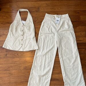 NWT Princess Polly Cassiopeia Two Piece Set Beige